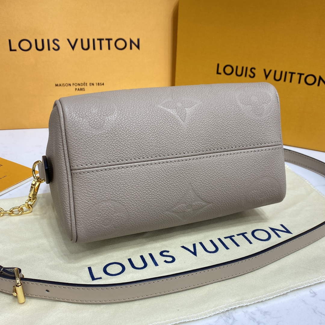 LV M58953 Louis Vuitton Speedy Bandouli��re 20 Bag Cr��me Beige