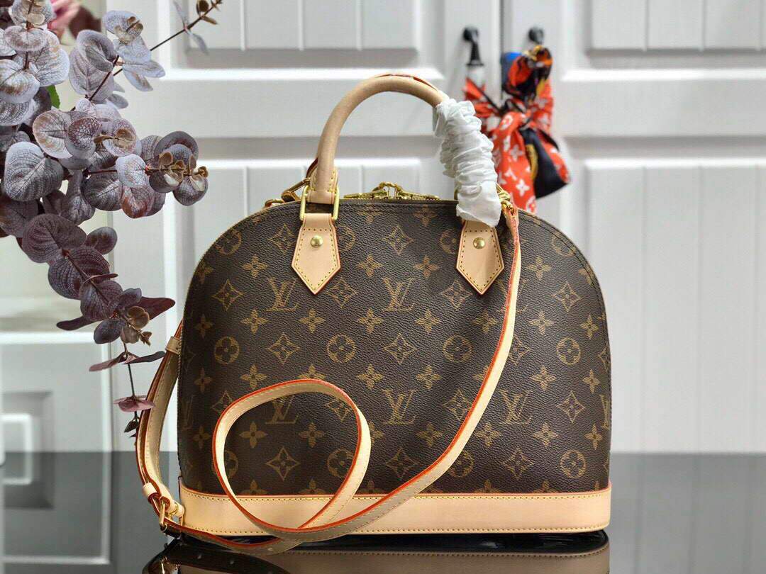 LV M53152 Louis Vuitton Alma BB Monogram N41221 Bag