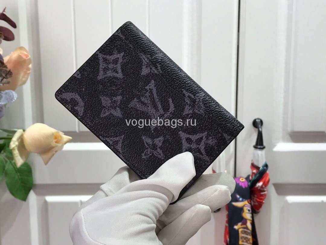 LV M90454 Louis Vuitton Pocket Organizer Monogram Black