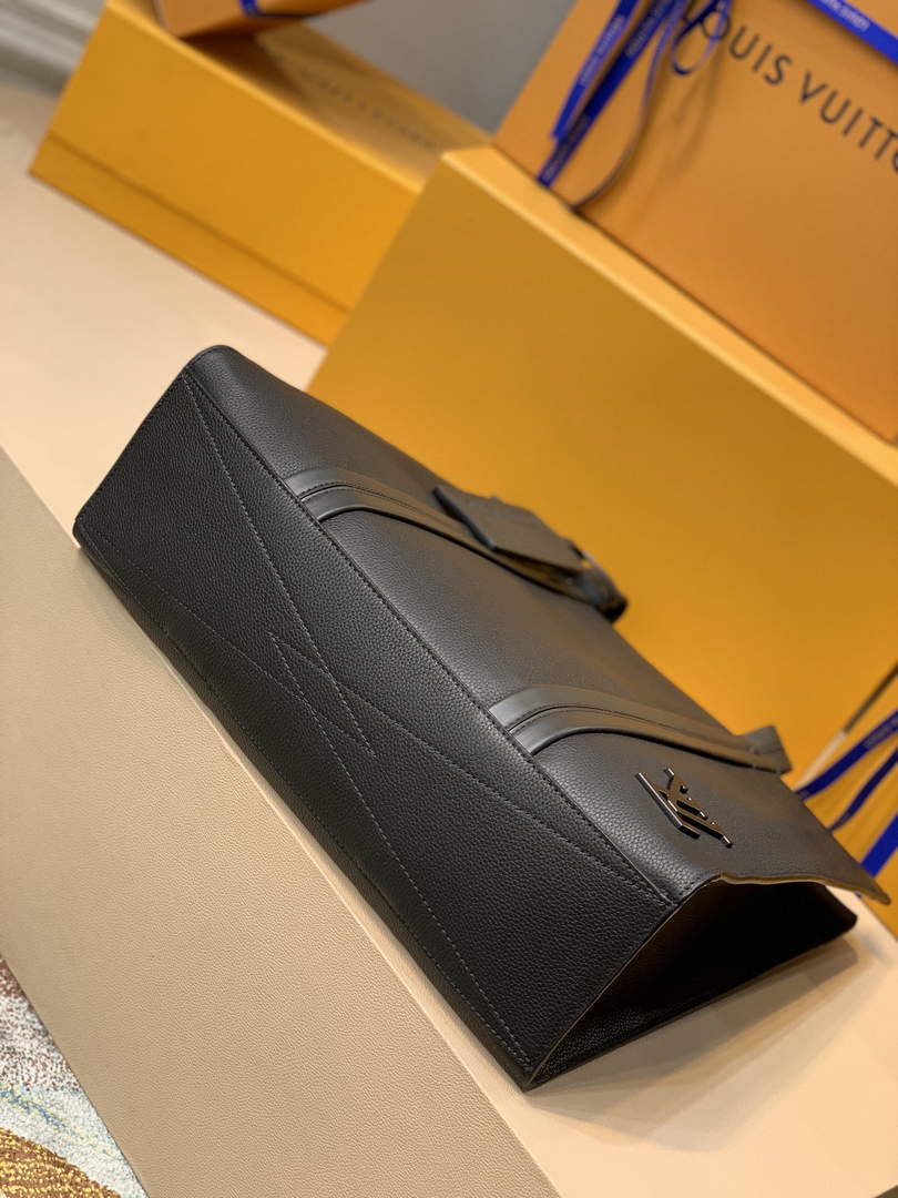 LV M57308 Louis Vuitton Takeoff Tote Bag Black