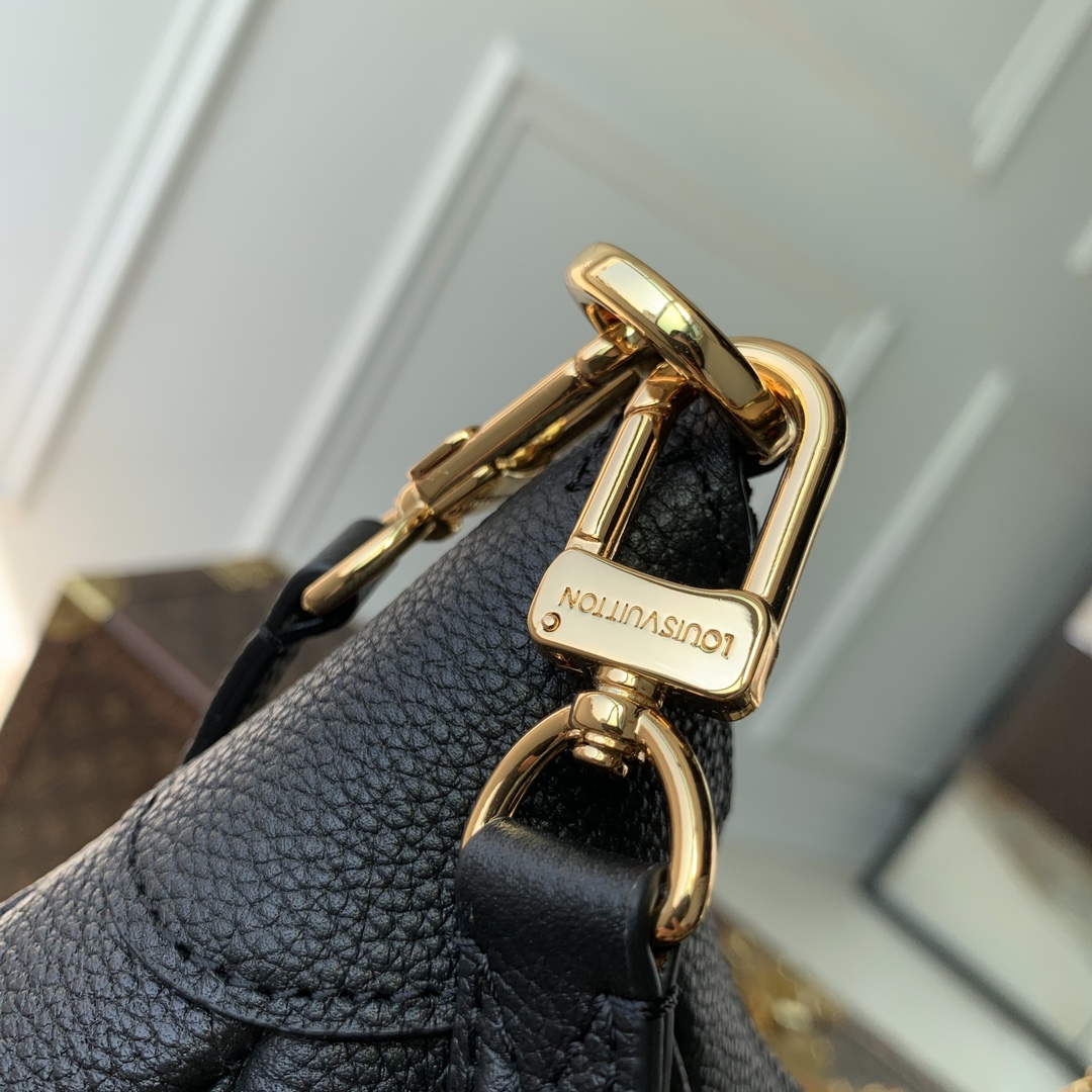 LV M46735 Louis Vuitton Bagatelle Handbag Black
