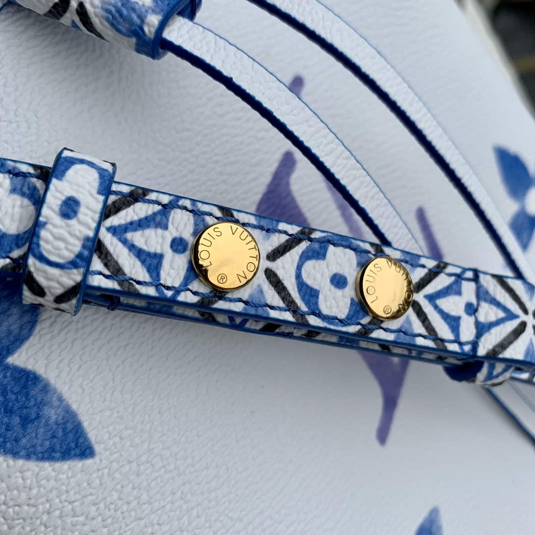 LV M22986 Louis Vuitton N��ono�� BB Bucket Bag Bule