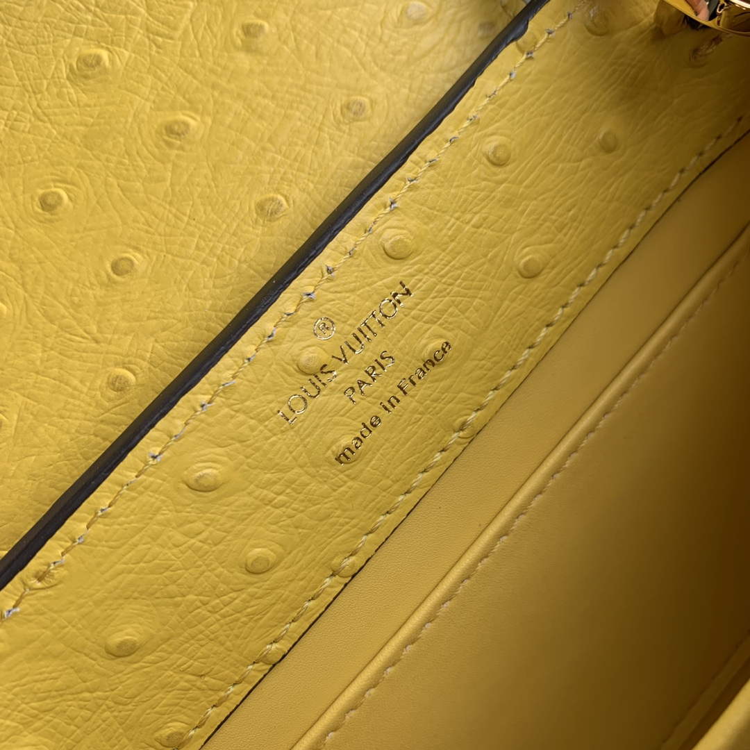 LV N81196 Louis Vuitton Capucines Mini Handbag Yellow