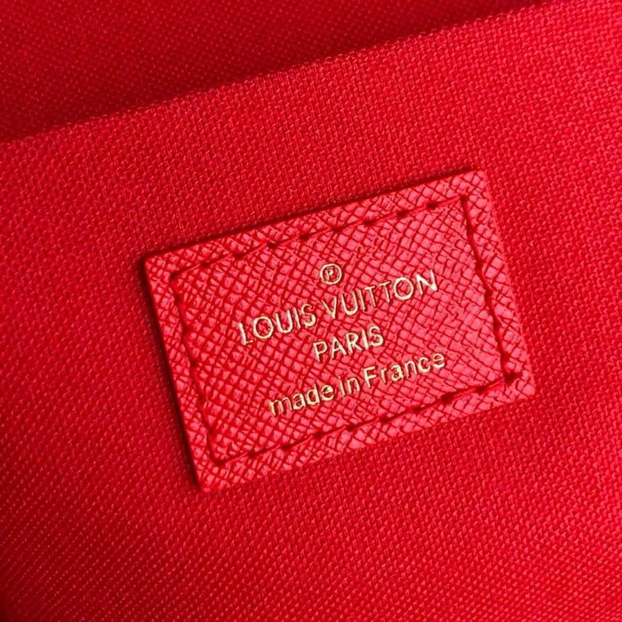 LV N63032 Louis Vuitton Felicie Pochette Bag M61276 Damier Ebene