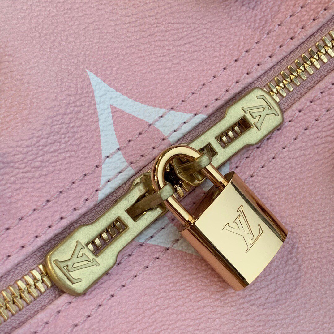 LV M45724 Louis Vuitton Speedy Bandouliere 25 Hendbag Pink