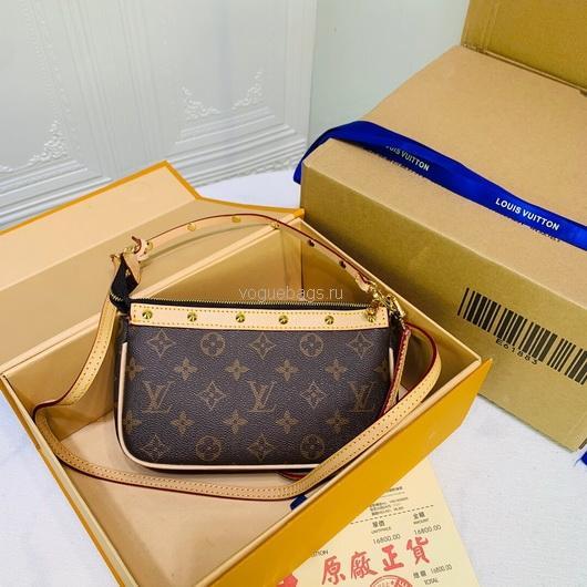 LV M92649 Louis Vuitton Pochette Small Hand Bag in Monogram