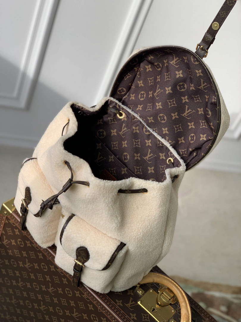 Louis Vuitton LV M23384 Backpack Cream/Brown
