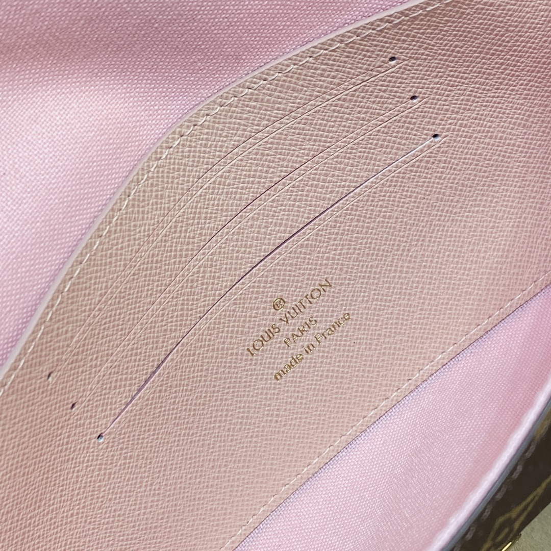 LV M80091 Louis Vuitton F��licie Strap   Go Bag Pink