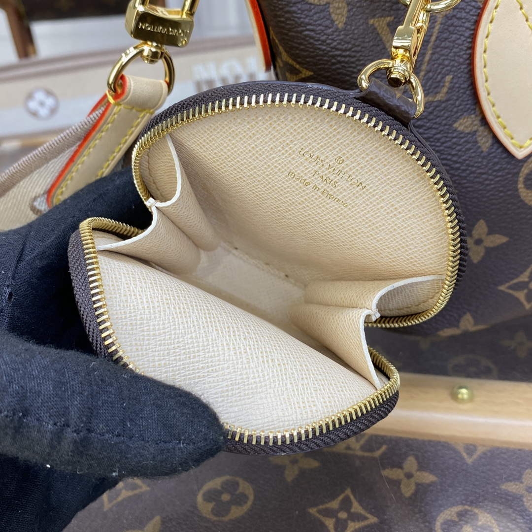 LV M46705 Louis Vuitton Neverfull BB Handbag Beige