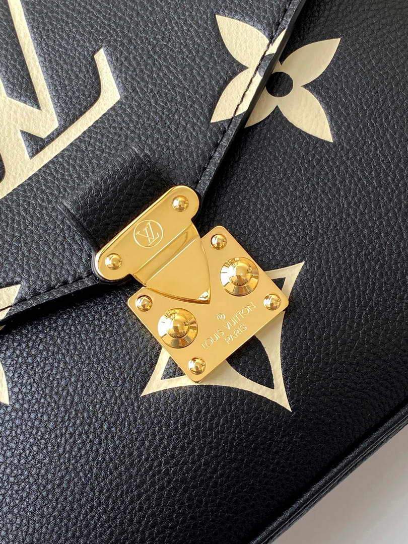 LV M45773 Louis Vuitton Pochette M��tis M45596 Bag Black Beige