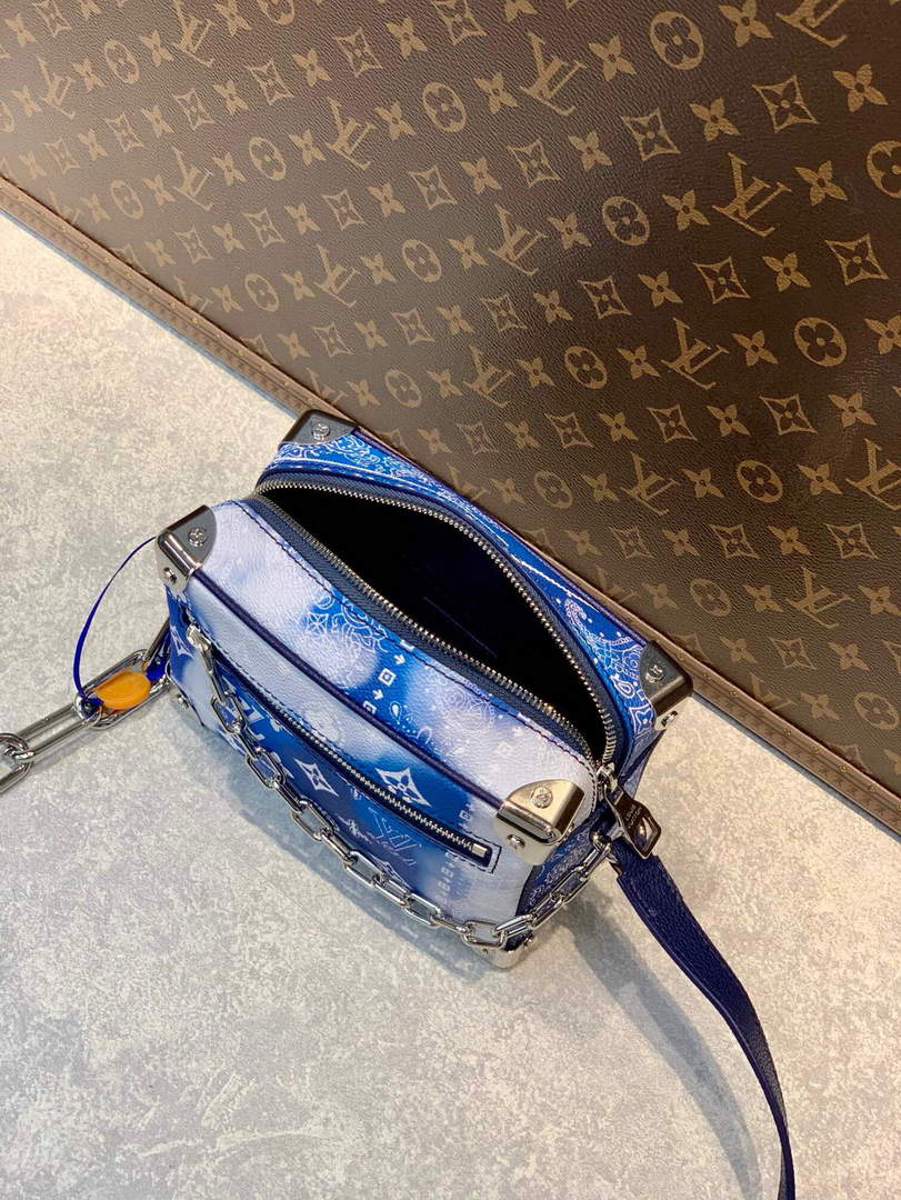 LV M20557 Louis Vuitton Mini Soft Trunk Blue