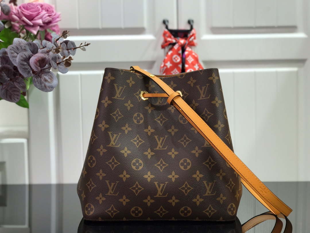 LV M44021 Louis Vuitton NONO MM Bag Monogram Yellow