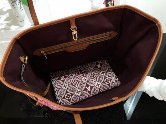 LV M57273 Louis Vuitton M57230 since 1854 Neverfull MM Shopping Bag Bordeaux