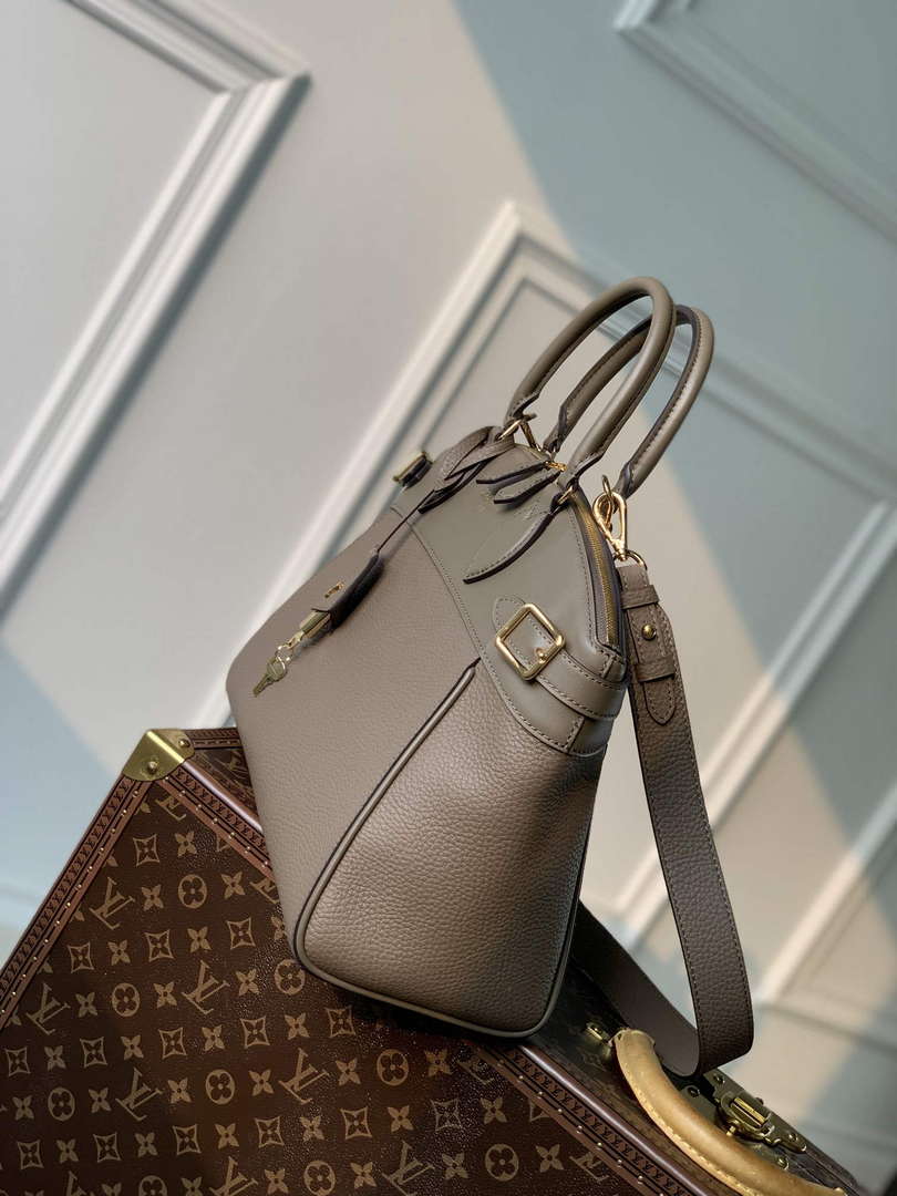 LV M22927 Louis Vuitton Lock It MM Bag Earth