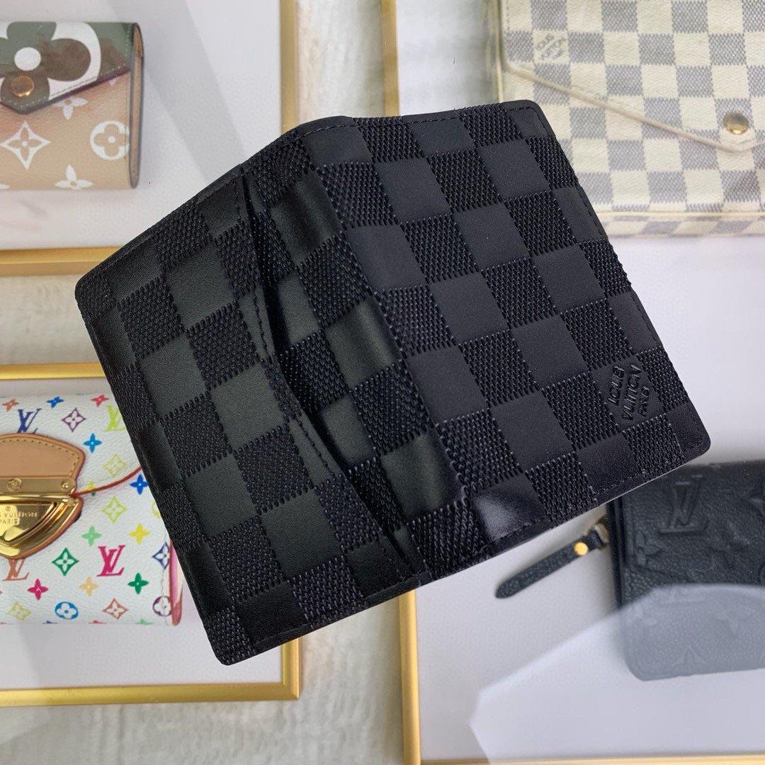 LV N63322 Louis Vuitton Pocket Organizer Damier infini M60111 Black