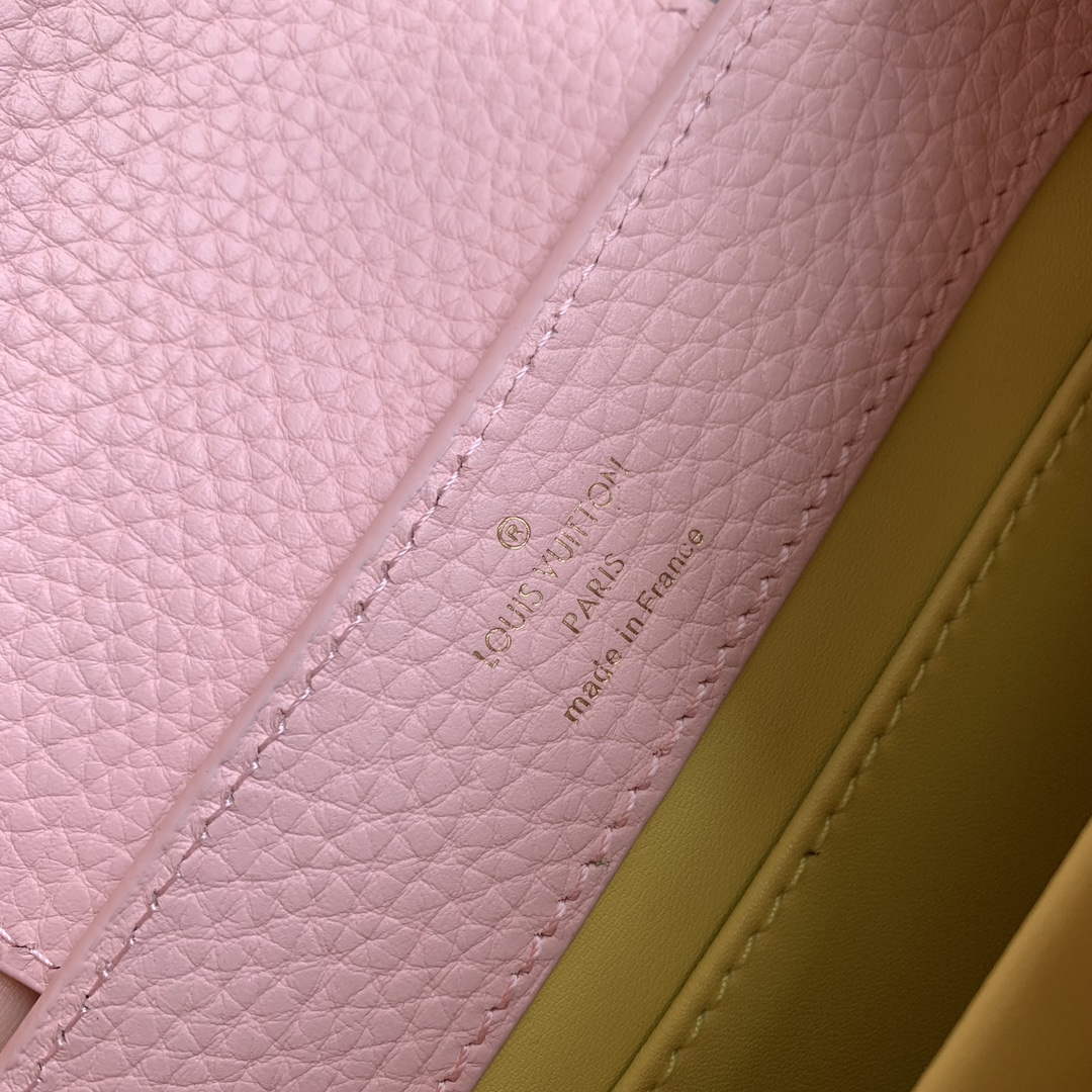 LV M23363 Louis Vuitton Capucines Mini Handbag Jasmine Pink
