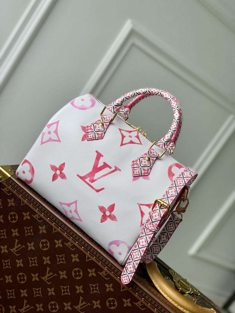 LV M23073 Louis Vuitton Speedy Bandouli��re 25 Handbag Pink