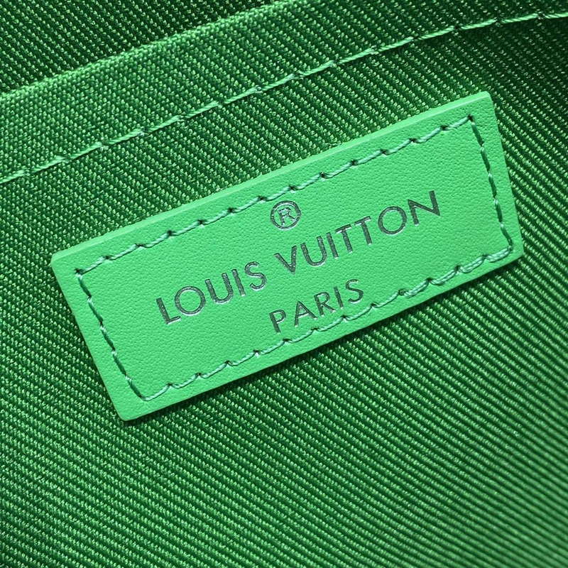LV M82854 Louis Vuitton Pochette Voyage MM Bag Green