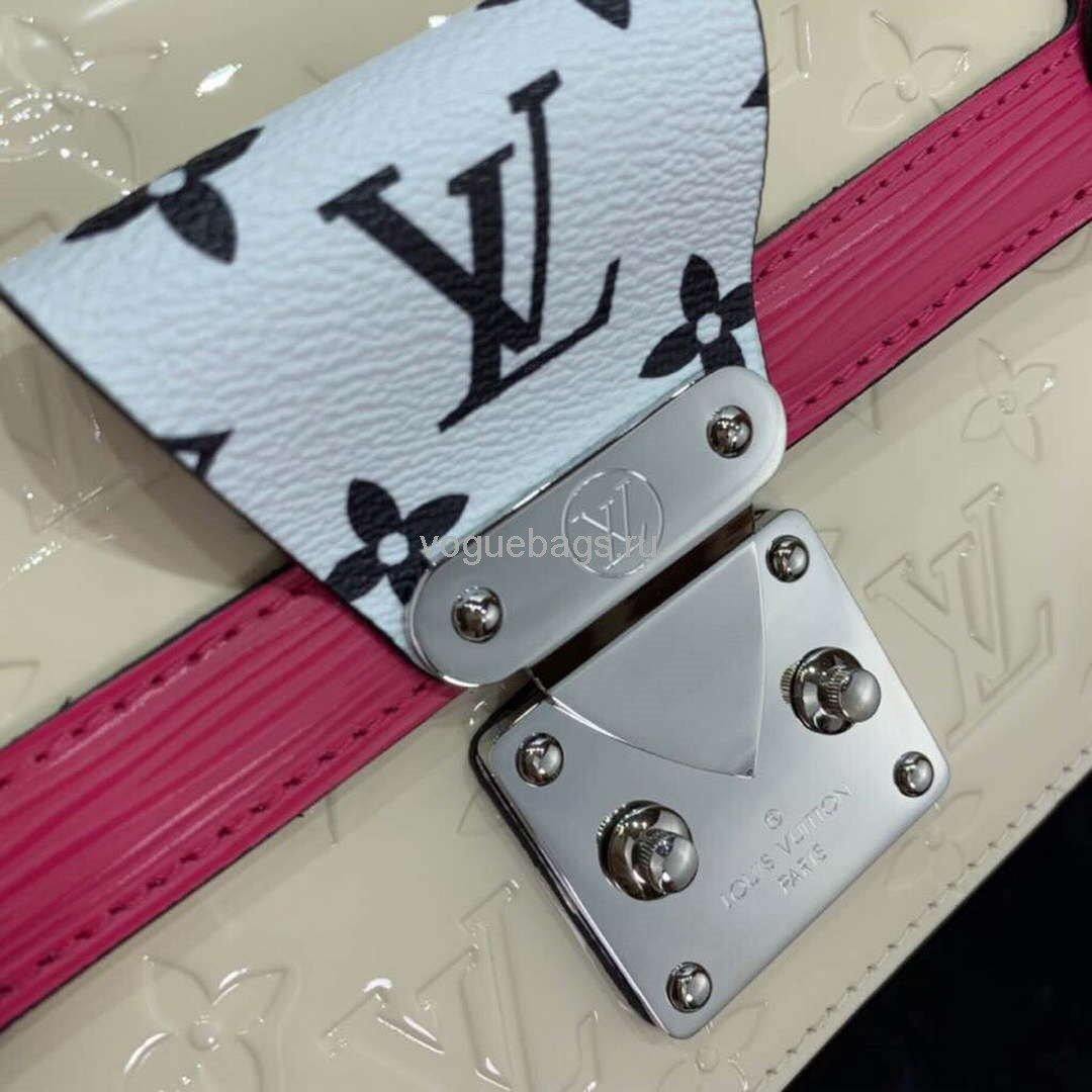 LV M90516 Louis Vuitton Wynwood Monogram Vernis Bag M90566 Beige