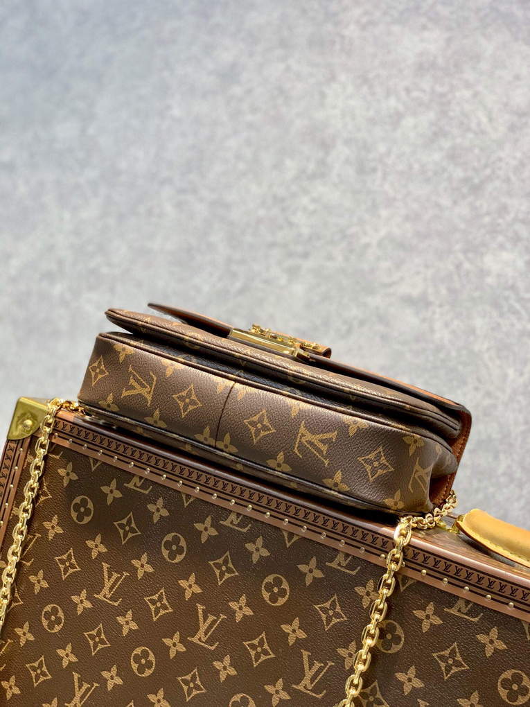 LV M46127 Louis Vuitton Marceau Monogram Caramel Brown