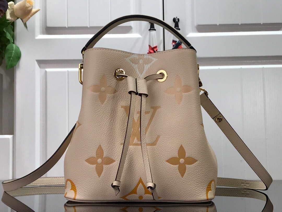 LV M45716 Louis Vuitton NONO BB M45709 Bag Cream Saffron