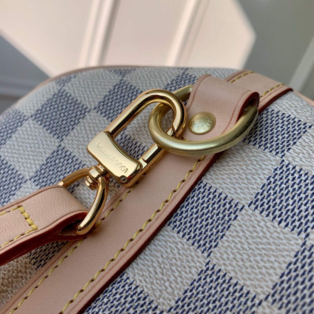 LV N41372 Louis Vuitton Speedy 35 Damier Azur N41366