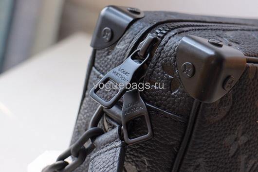 LV M44480 Louis Vuitton Mini Soft Trunk Monogram Black M44735 Bag