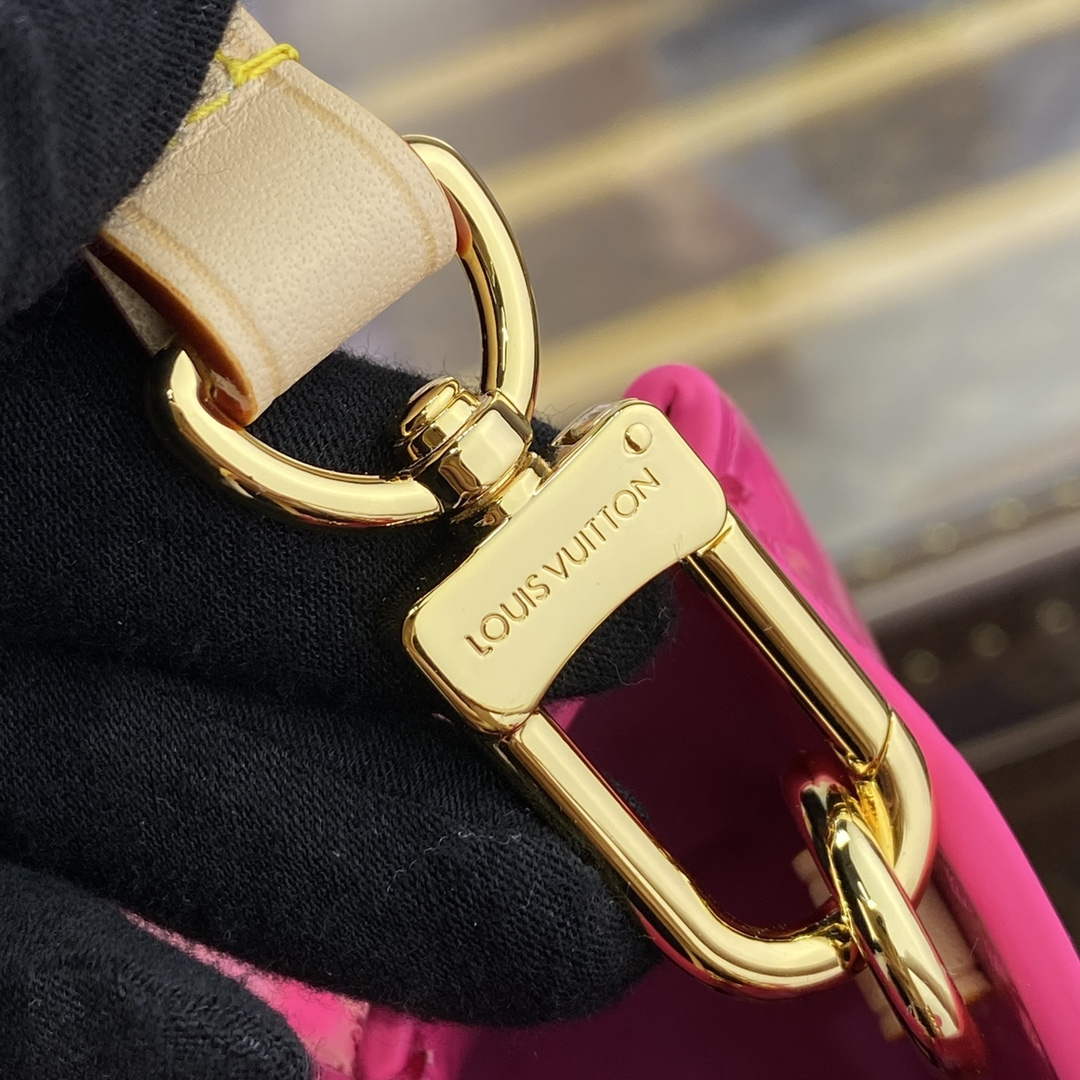 LV M24028 Louis Vuitton Reade PM Bag Neon Pink