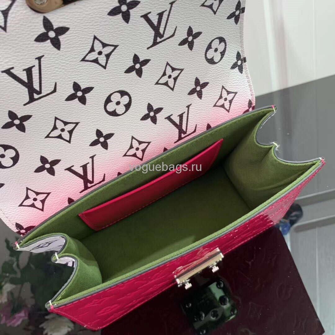 Louis Vuitton M90566 LV Wynwood Monogram Vernis Bag M90516 Plum