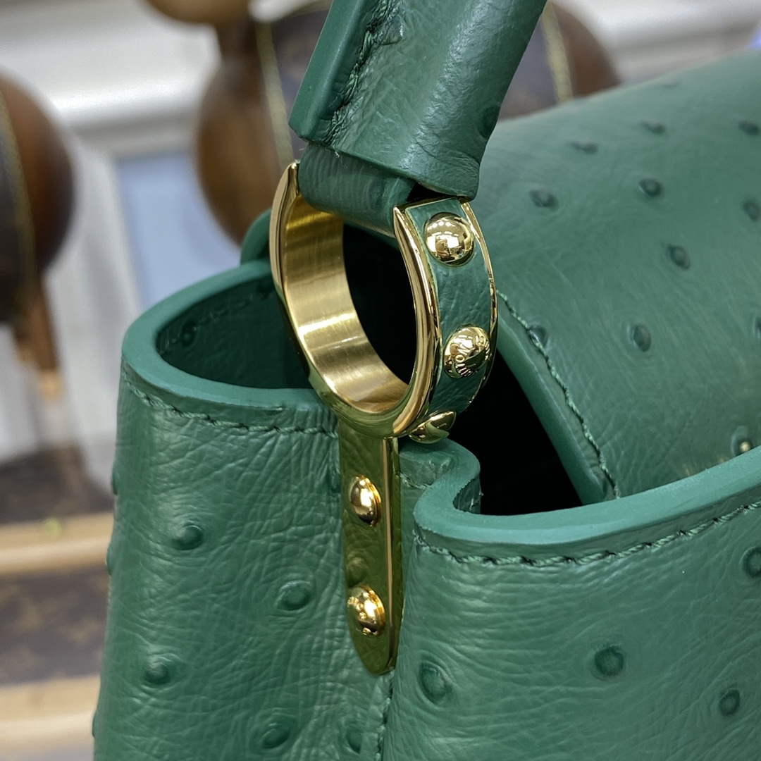 LV N93075 Louis Vuitton Capucines Mini Handbag Mint Green