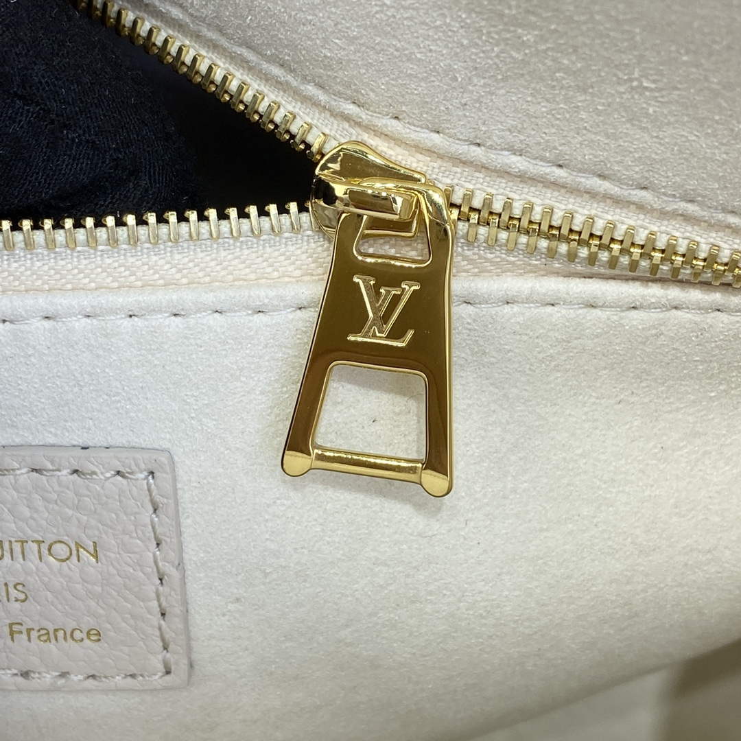 LV M46629 Louis Vuitton OnTheGo PM Handbag Beige