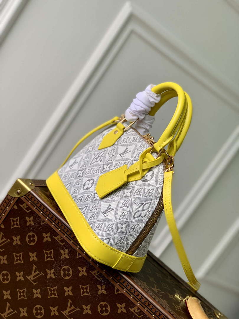 LV N40447 Louis Vuitton Alma BB Bag Yellow