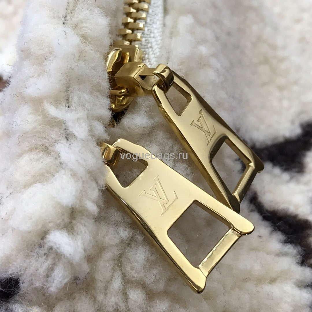 LV M55425 Louis Vuitton Bumbag Shearling Beige