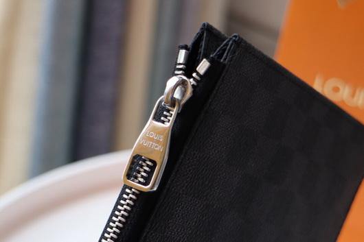 LV N60113 Louis Vuitton Pochette Joule GM Clutch Bag Damier Graphite