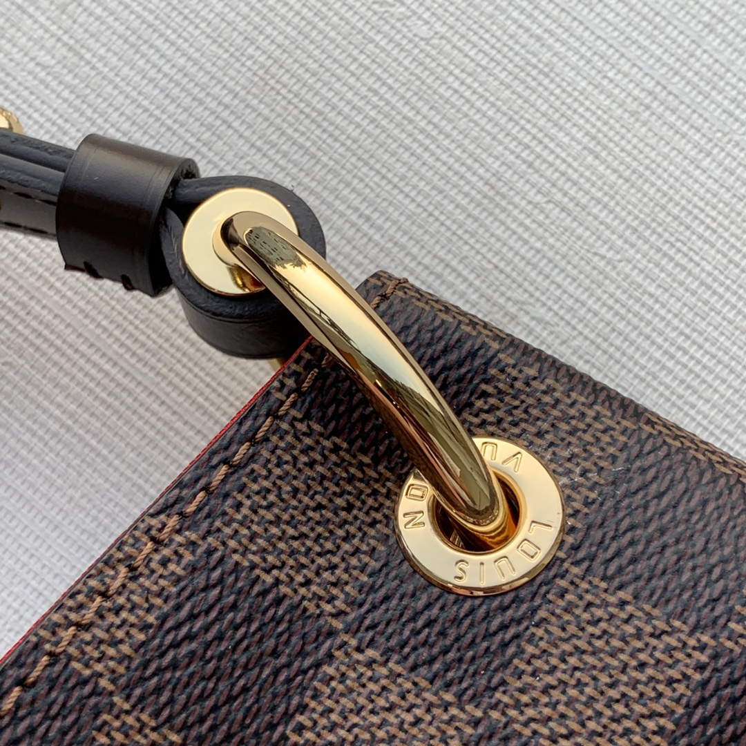 LV N44044 Louis Vuitton Graceful PM N44045 Damier Eb��ne