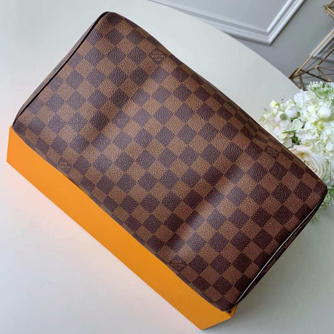 Louis Vuitton LV N41364 Speedy 30 Bag Damier Ebene Canvas