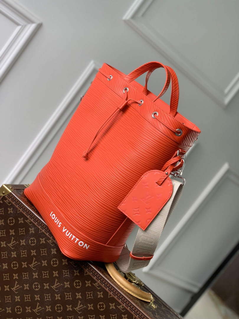 LV M23117 Louis Vuitton Maxi No�� Sling Bag Orange