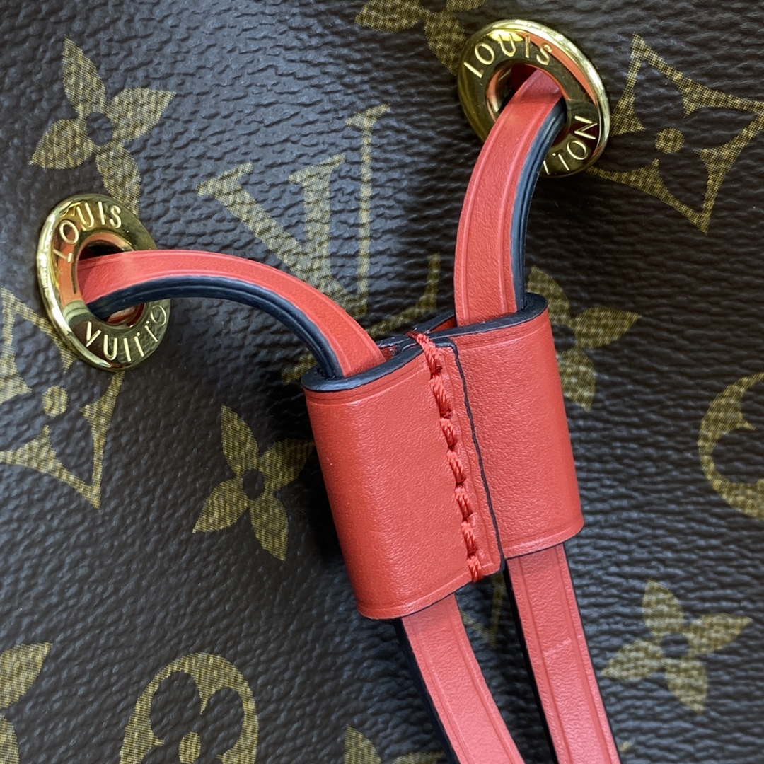 LV M44021 Louis Vuitton NONO MM Bag Monogram Red