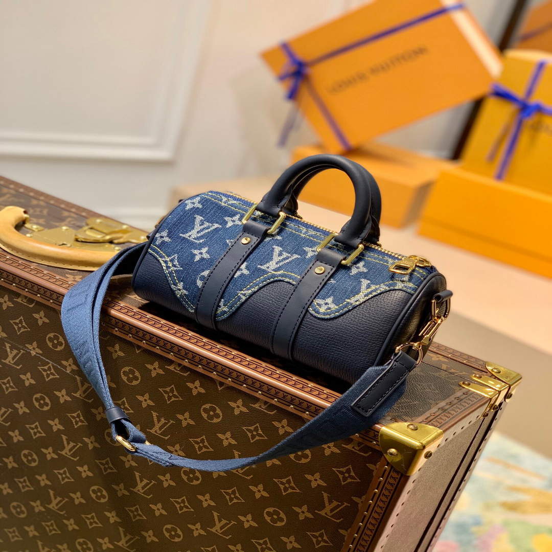 LV M81011 Louis Vuitton Keepall XS Bag M81010 Blue
