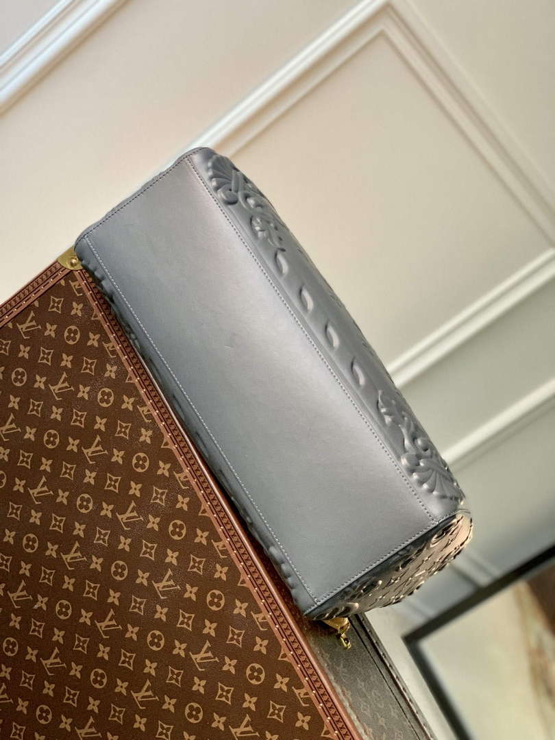 LV M21841 Louis Vuitton Sac Plat Tote Bag Dark Shadow Grey