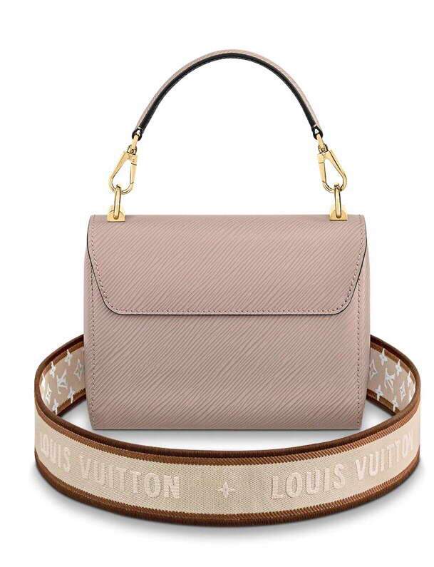 LV M57049 Louis Vuitton Twist PM Bag Epi Leather Galet