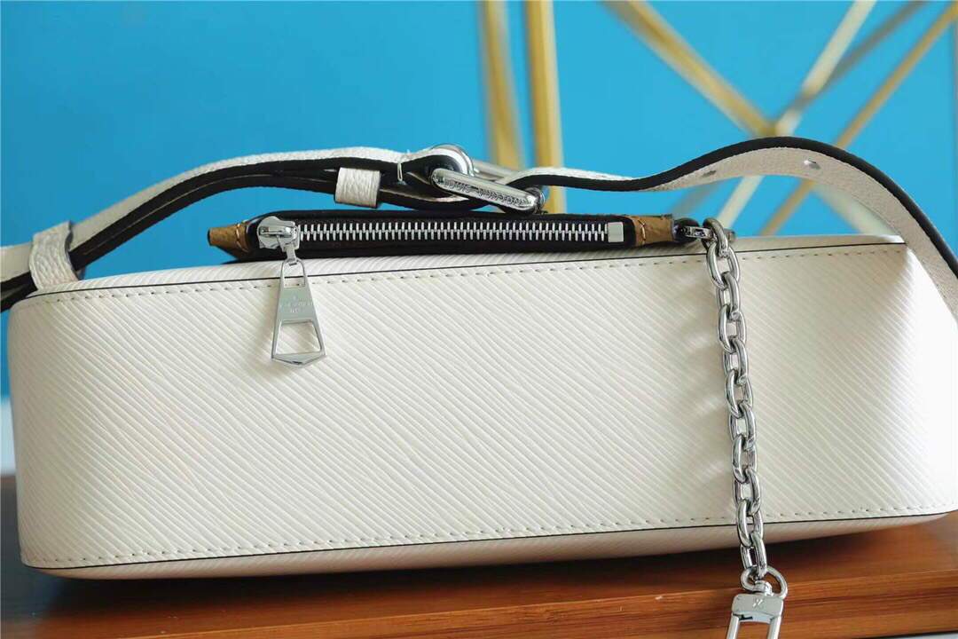 LV M80688 Louis Vuitton Marelle Epi Handbag M80794 M80689 Quartz White