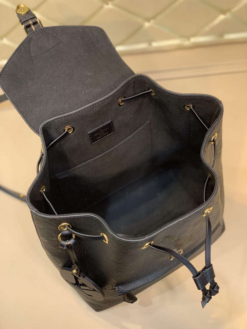 LV M45205 Louis Vuitton Montsouris Backpack Black
