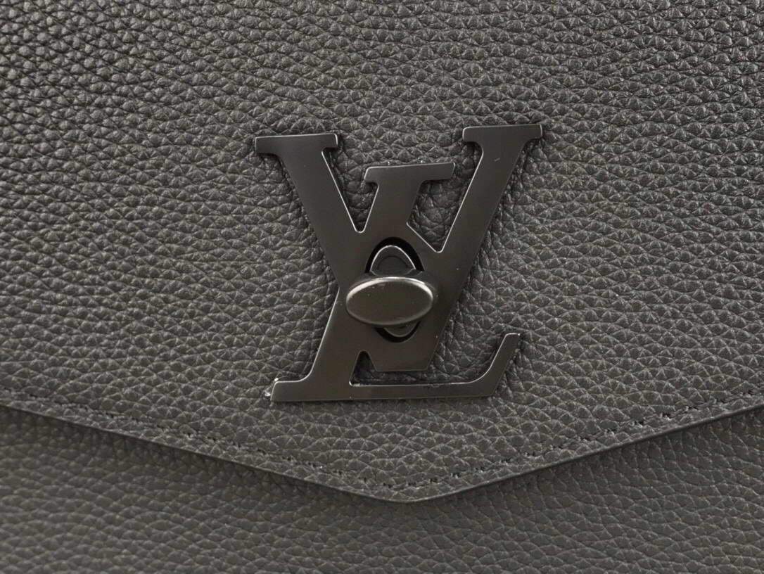 LV M55846 Louis Vuitton Lockme Tote MM Leathers M55818 Bag Black