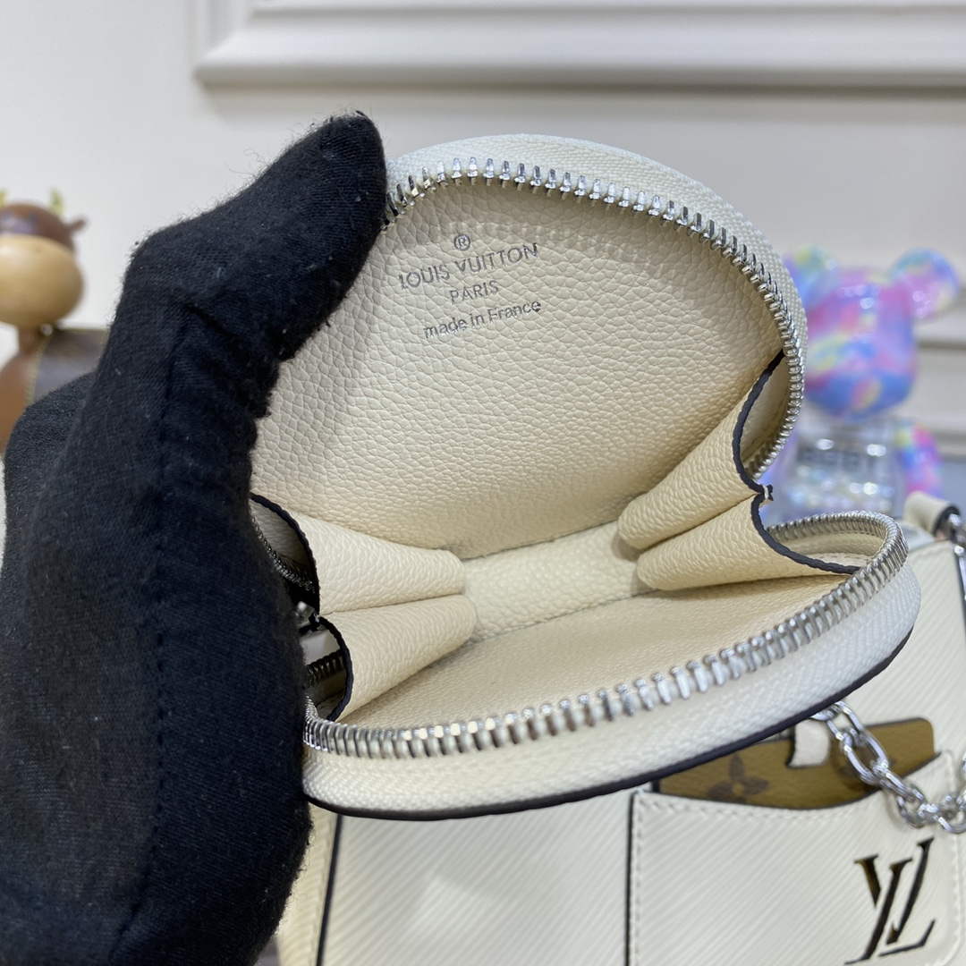 LV M20999 Louis Vuitton Marellini Bag Epi Leather White