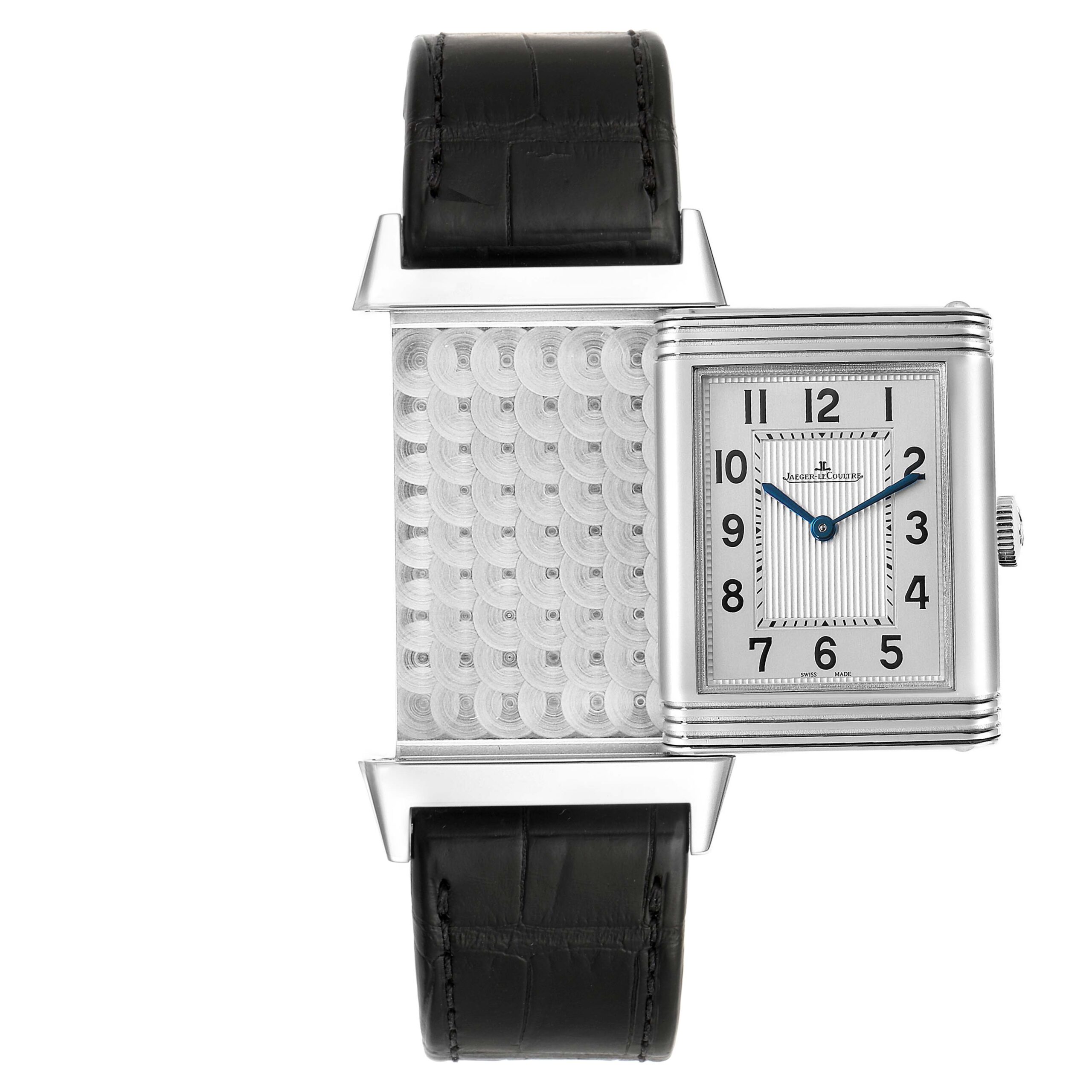 Jaeger LeCoultre Grande Reverso Ultra Thin Steel Mens Watch 277.8.62 Q2788520