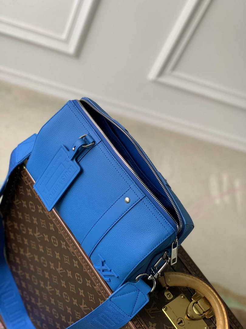 LV M22486 Louis Vuitton City Keepall Travel Bag Bright Blue