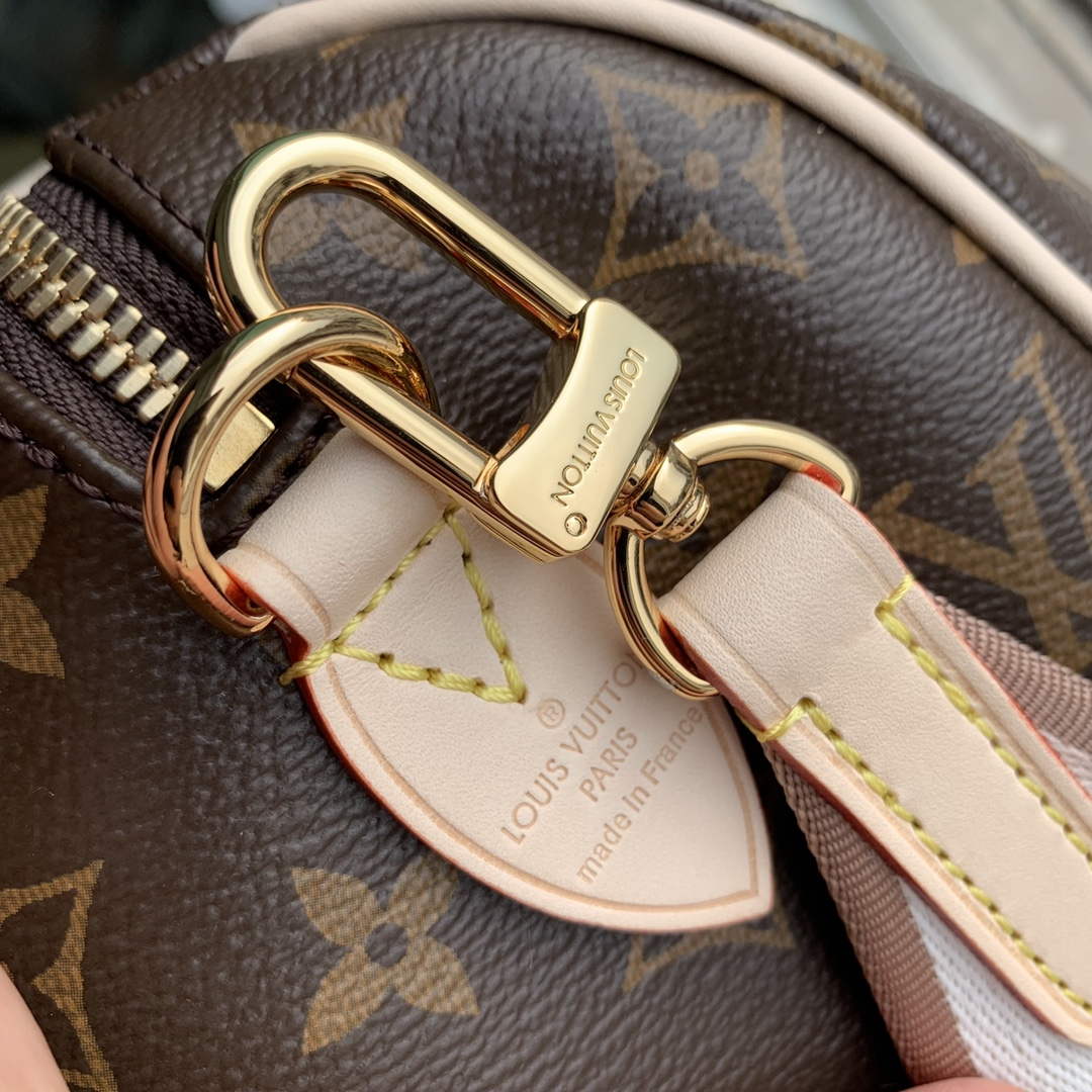 LV M46222 Louis Vuitton Speedy Bandouli��re 20 Beige