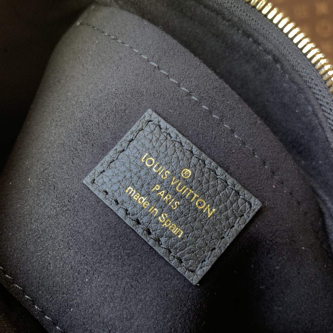 LV M46735 Louis Vuitton Bagatelle Handbag Black