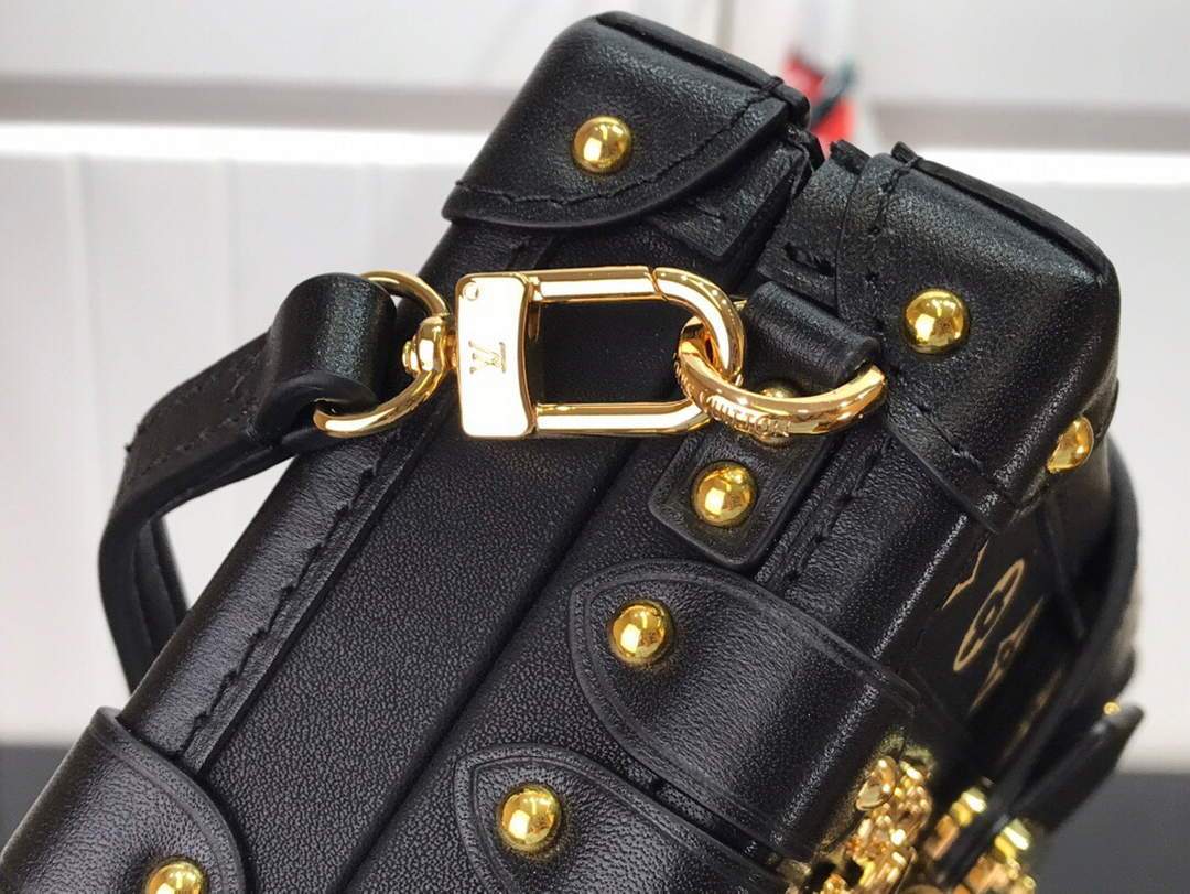 LV M44199 Louis Vuitton Petite Malle Monogram Black